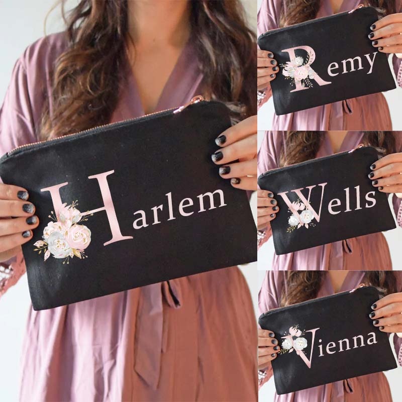 Personalized Luggage Cover, Custom Name Text Monogram Aesthetic