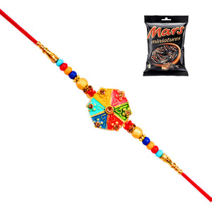 1 Rakhi - Handicraft Rakhi With Chocolates