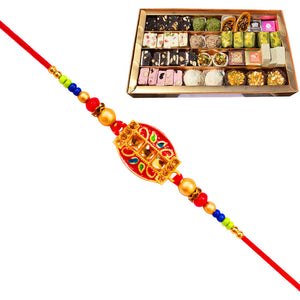 1 Rakhi - Handicraft Rakhi With Indian Sweets