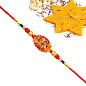 1 Rakhi - Handicraft Rakhi With Indian Sweets