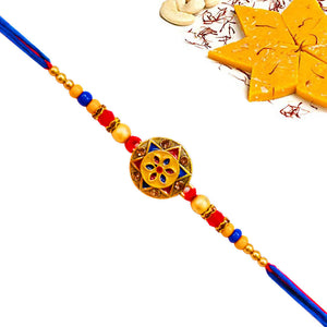 1 Rakhi - Colourful Rakhi With Sweets