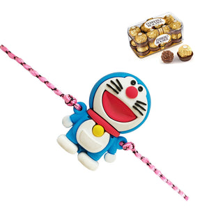 1 Rakhi - Doraemon Rakhi With Chocolates