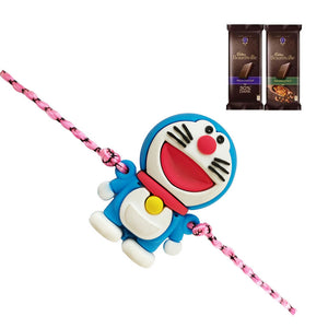 1 Rakhi - Doraemon Rakhi With Chocolates