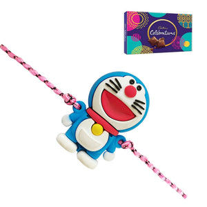 1 Rakhi - Doraemon Rakhi With Chocolates