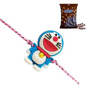 1 Rakhi - Doraemon Rakhi With Chocolates