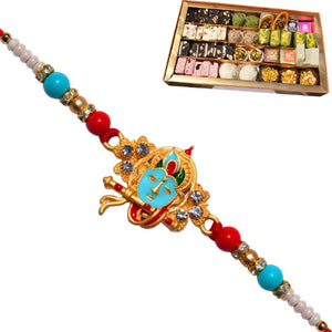 1 Rakhi - Krishna Rakhi With Indian Sweets