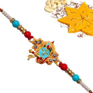 1 Rakhi - Krishna Rakhi With Indian Sweets