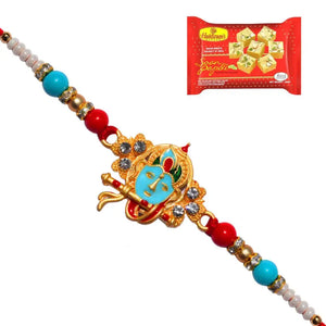 1 Rakhi - Krishna Rakhi With Indian Sweets