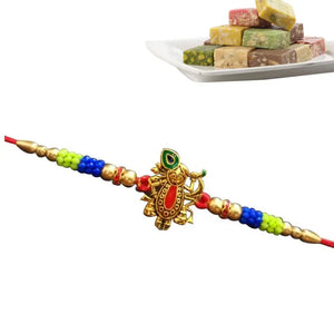 1 Rakhi - Shreenathji Rakhi With Indian Sweets