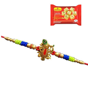 1 Rakhi - Shreenathji Rakhi With Indian Sweets