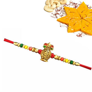 1 Rakhi - Auspicious Kalash Rakhi With Indian Sweets