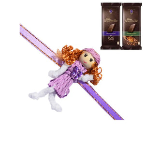 1 Rakhi - Beautiful Doll Rakhi With Chocolate Box