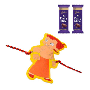 1 Rakhi - Chota Bheem Rakhi With Chocolate Box