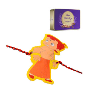 1 Rakhi - Chota Bheem Rakhi With Chocolate Box