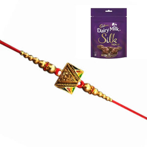 1 Rakhi - Unique Design Rakhi With Chocolate Box