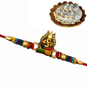 1 Rakhi - Devine Rakhi With Indian Sweets