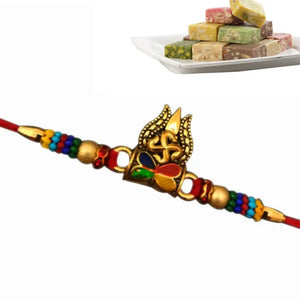 1 Rakhi - Devine Rakhi With Indian Sweets