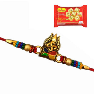 1 Rakhi - Devine Rakhi With Indian Sweets