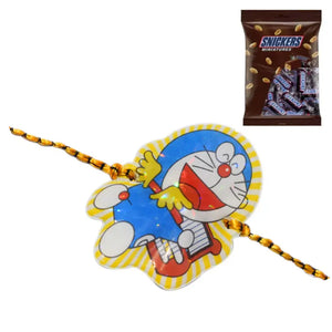 1 Rakhi - Doraemon Rakhi With Chocolate Box