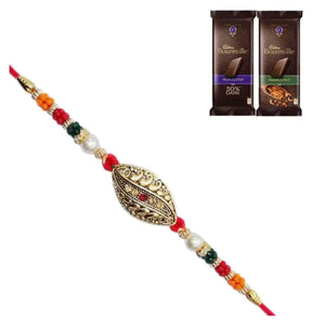 1 Rakhi - Fancy Rakhi With Chocolate Box