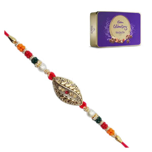 1 Rakhi - Fancy Rakhi With Chocolate Box