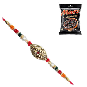 1 Rakhi - Fancy Rakhi With Chocolate Box