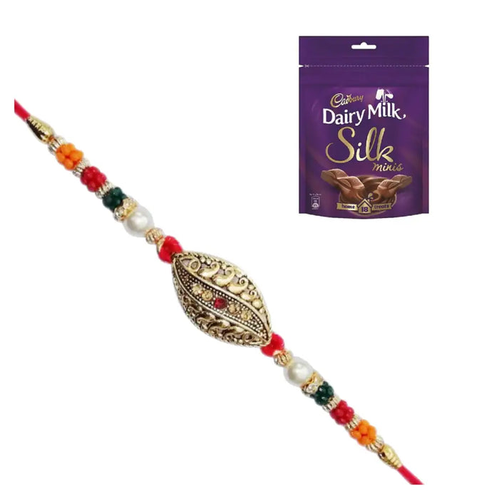 1 Rakhi - Fancy Rakhi With Chocolate Box