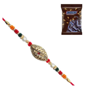 1 Rakhi - Fancy Rakhi With Chocolate Box