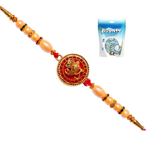 1 Rakhi - Ganesha Rakhi With Chocolate Box