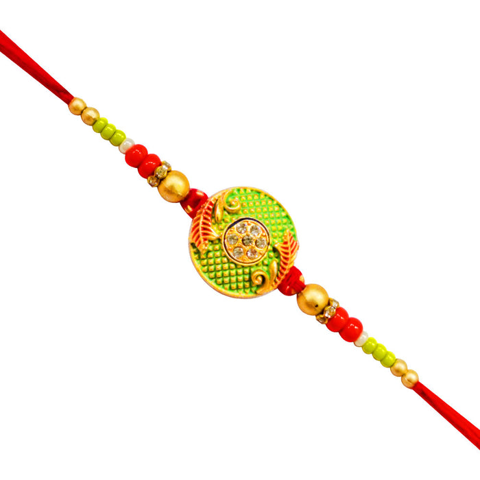 1 Rakhi - Green Fancy Rakhi