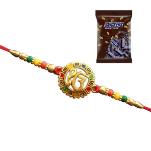 1 Rakhi - Ek Omkar Rakhi With Chocolate Box