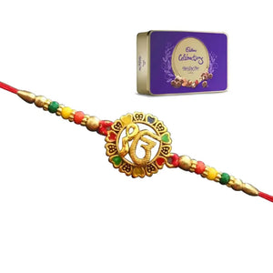 1 Rakhi - Ek Omkar Rakhi With Chocolate Box