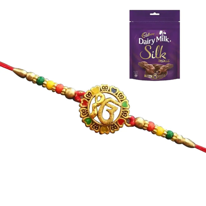 1 Rakhi - Ek Omkar Rakhi With Chocolate Box