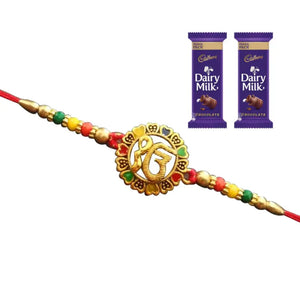 1 Rakhi - Ek Omkar Rakhi With Chocolate Box