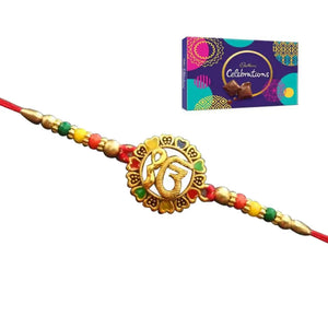 1 Rakhi - Ek Omkar Rakhi With Chocolate Box