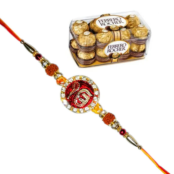 1 Rakhi - Ek Onkar Rakhi Gifts With Chocolates