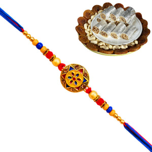 1 Rakhi - Colourful Rakhi With Sweets