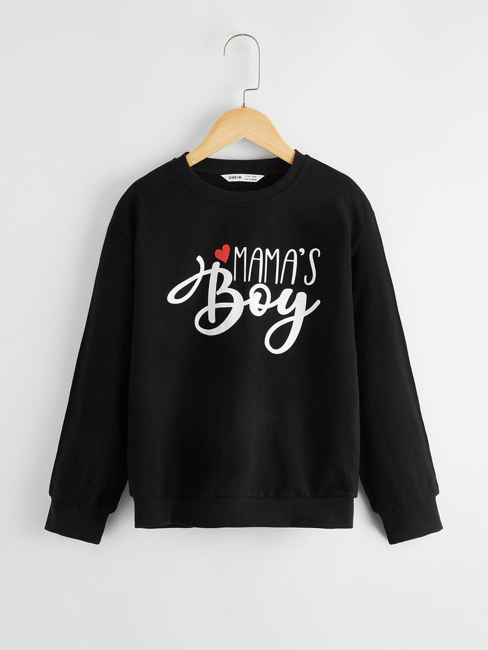 Boys Letter Graphic Pullover