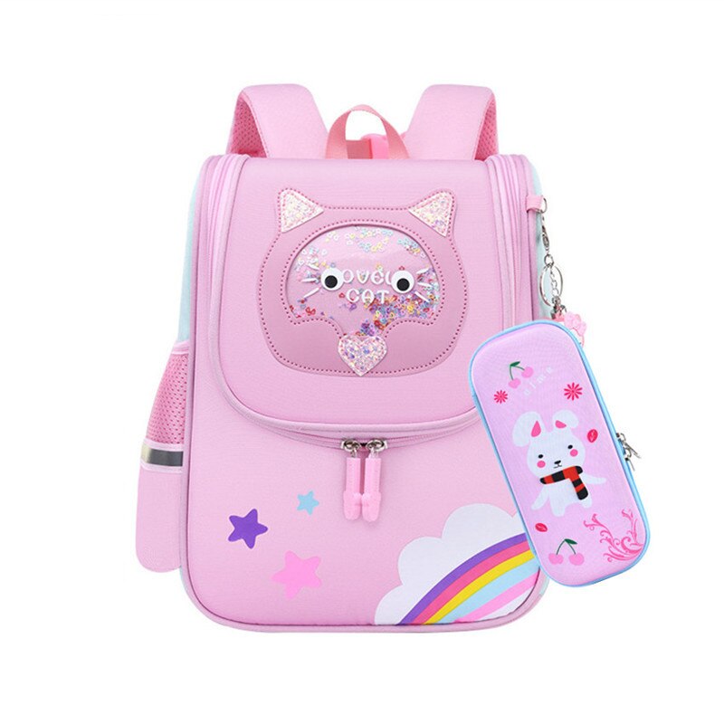 Rainbow Girl School Backpack, New Childrens School Bags